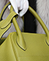 Lindy 34CM Clemence Leather in Chartreuse, other view